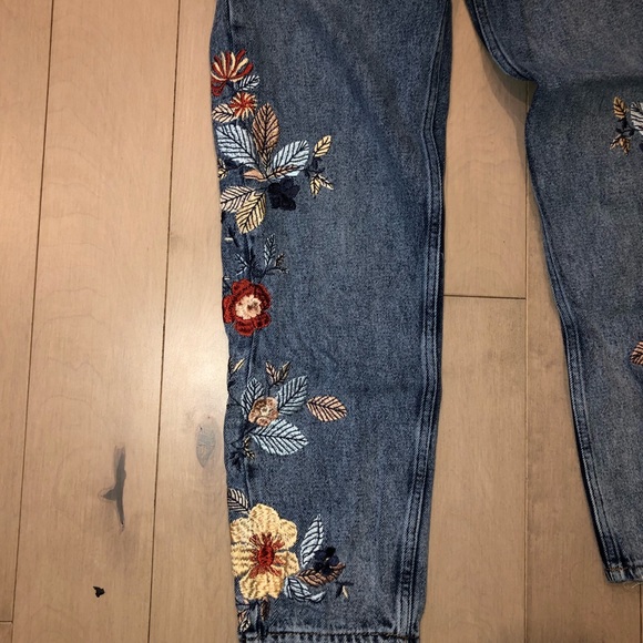 MNG embroid straight jeans - Picture 4 of 6